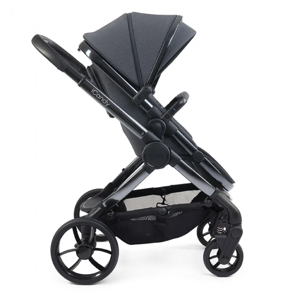 iCandy Peach 7 Cybex Cloud T Complete Travel System Bundle - Dark Grey