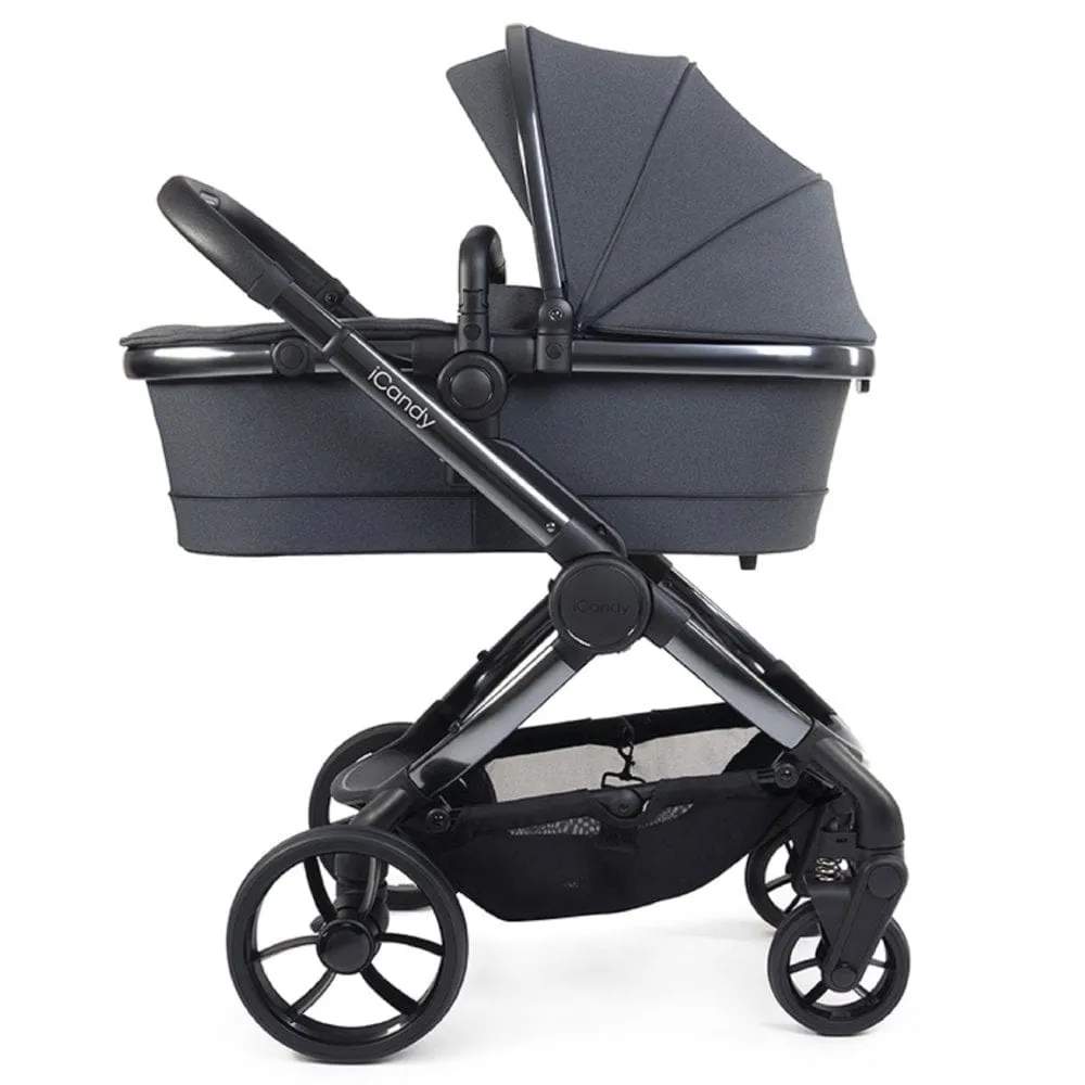 iCandy Peach 7 Cybex Cloud T Complete Travel System Bundle - Dark Grey