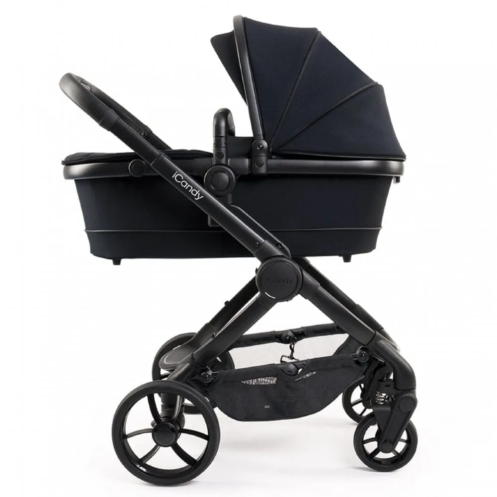 iCandy Peach 7 Cybex Cloud T Complete Travel System Bundle - Jet / Black Edition