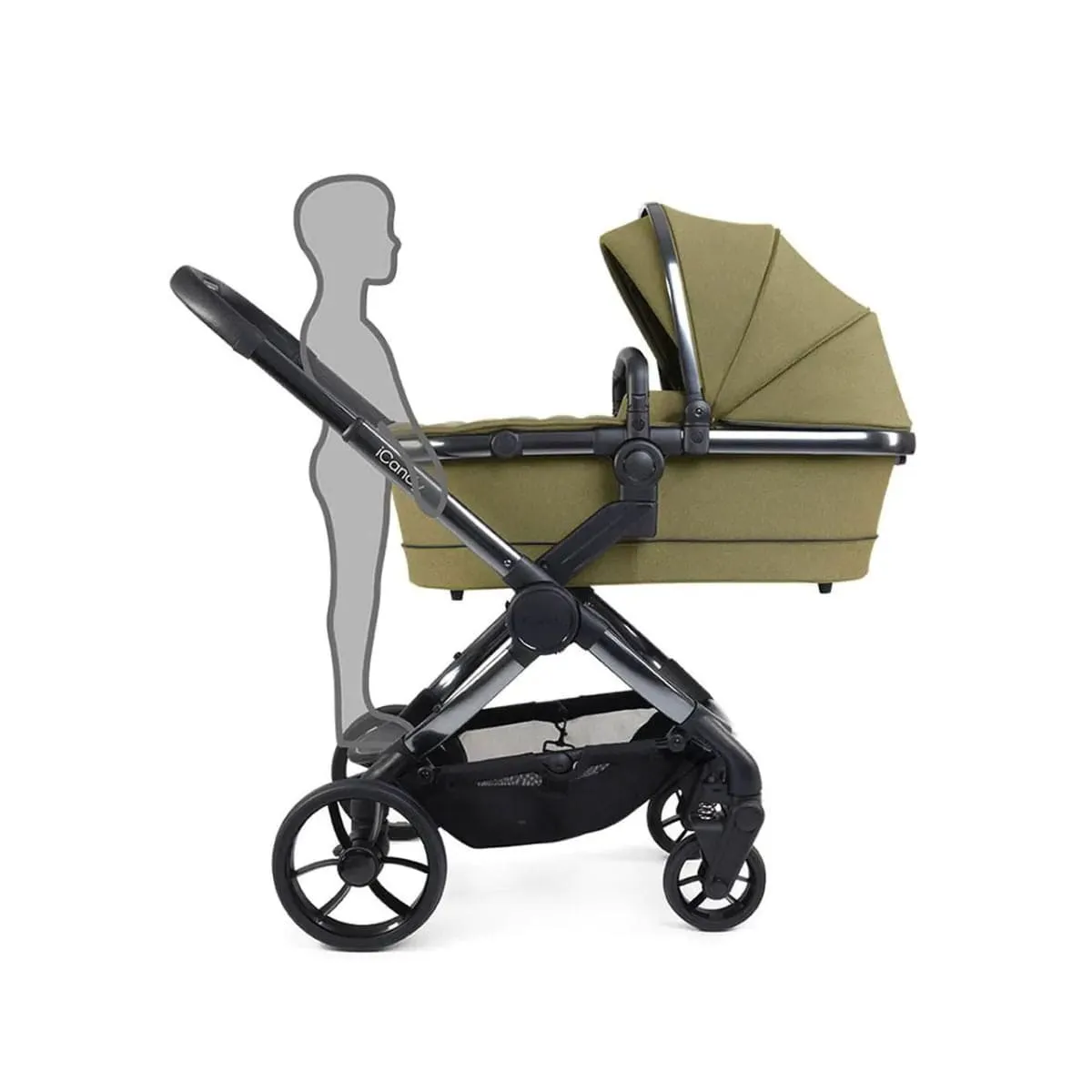 iCandy Peach 7 Cybex Cloud T Complete Travel System Bundle - Olive