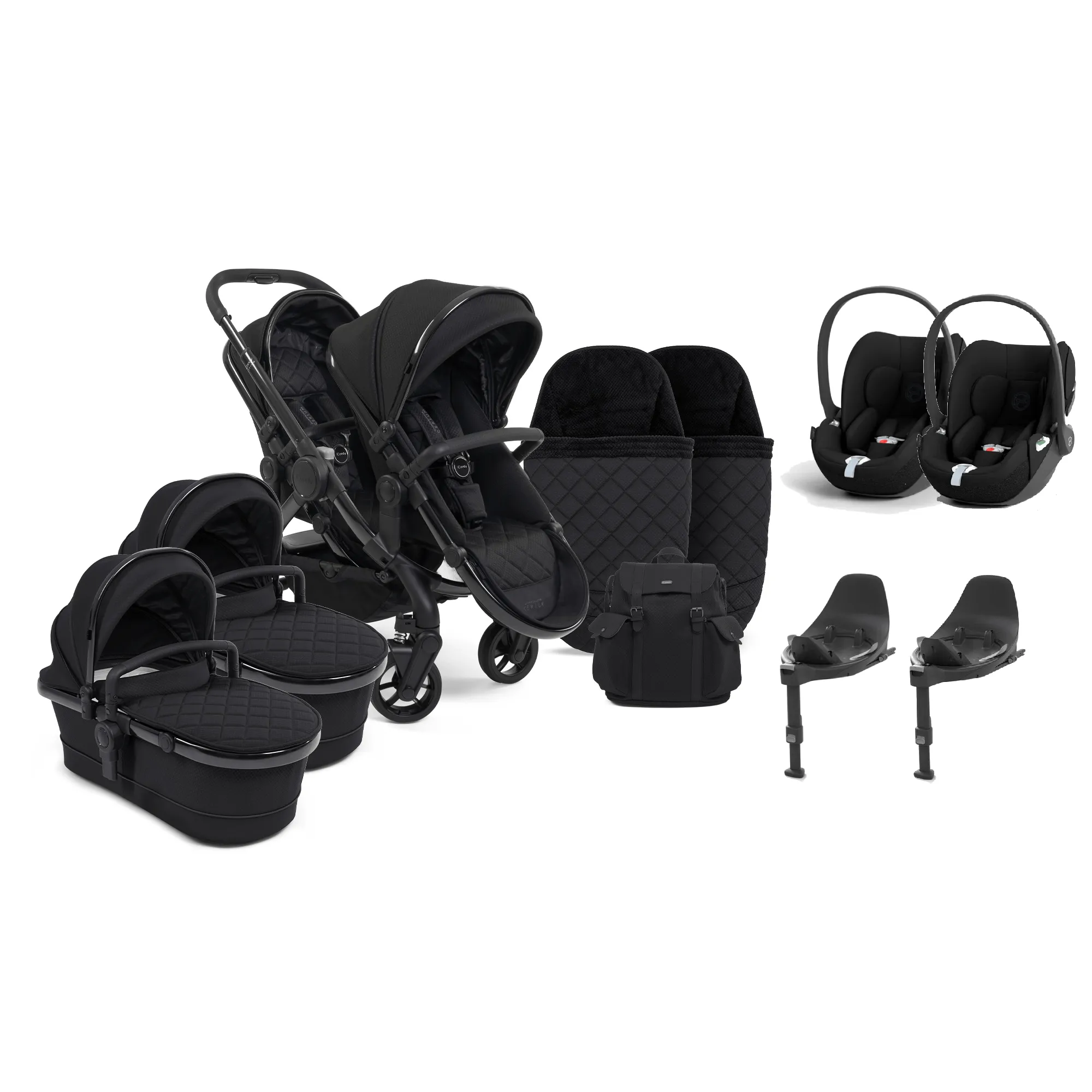 iCandy Peach 7 Designer Collection Twin (Cloud T) Travel System - Cerium