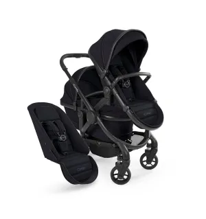 iCandy Peach 7 Double Pushchair - Jet / Black Edition