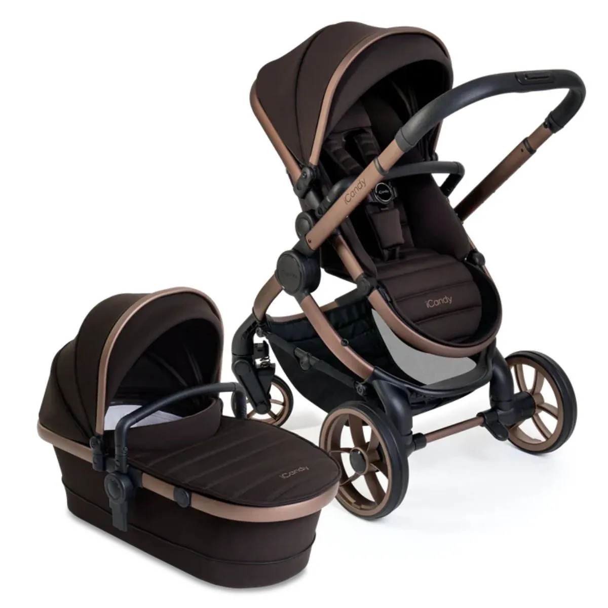 iCandy Peach 7 Luxury Travel System, Cybex Cloud T, Pecan Edition