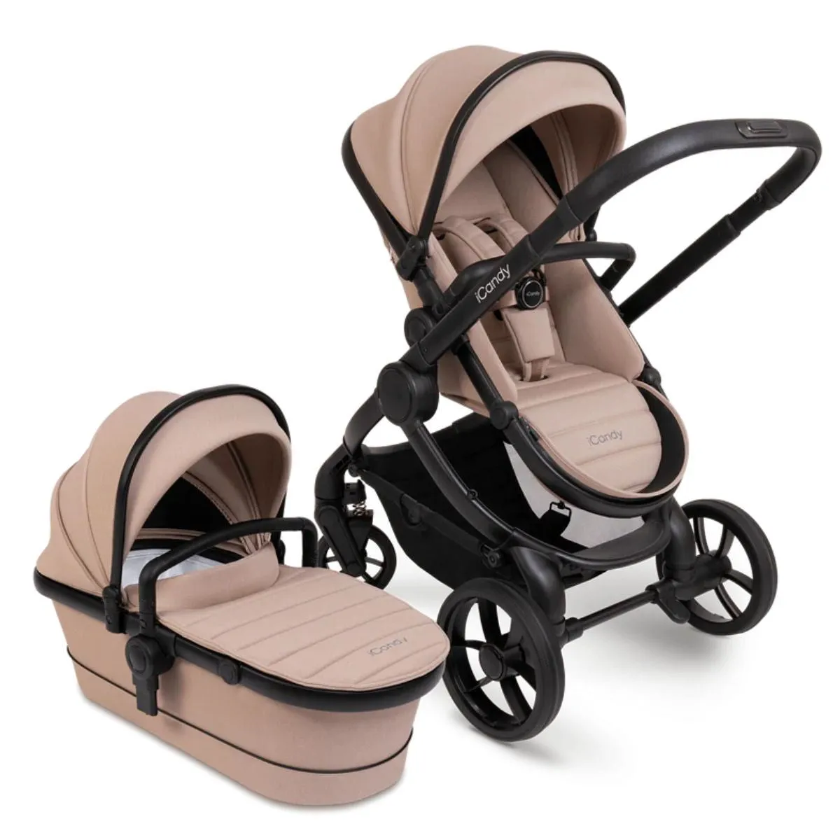 iCandy Peach 7 Luxury Travel System, Maxi-Cosi Pebble 360 Pro2 Car Seat & Base, Cookie