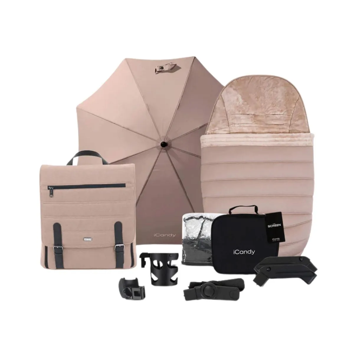 iCandy Peach 7 Luxury Travel System, Maxi-Cosi Pebble 360 Pro2 Car Seat & Base, Cookie