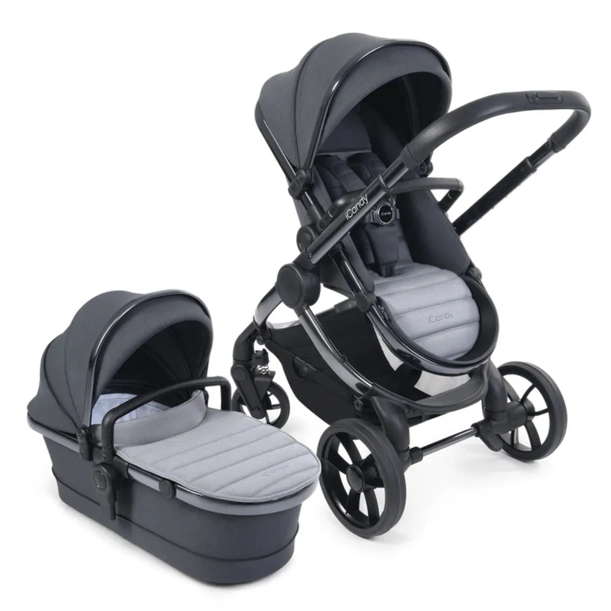 iCandy Peach 7 Luxury Travel System, Maxi-Cosi Pebble 360 Pro2 Car Seat & Base, Truffle