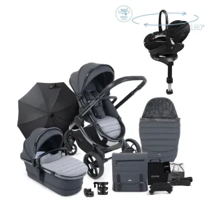 iCandy Peach 7 Luxury Travel System, Maxi-Cosi Pebble 360 Pro2 Car Seat & Base, Truffle