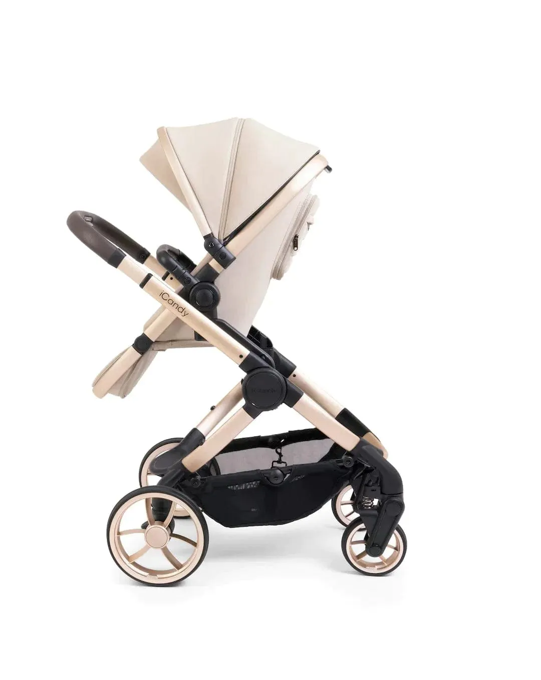 iCandy Peach 7 Maxi Cosi Pebble 360 PRO 2 Complete Travel System Bundle - Biscotti