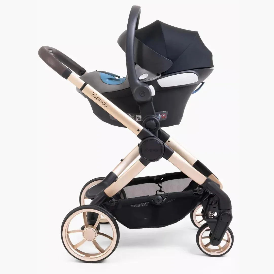 iCandy Peach 7 Pushchair and Carrycot Complete Bundle - Biscotti