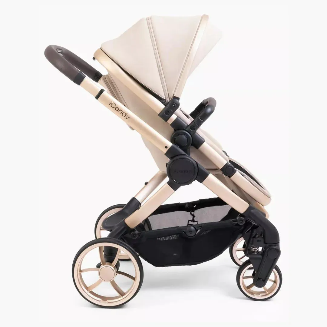 iCandy Peach 7 Pushchair and Carrycot Complete Bundle - Biscotti