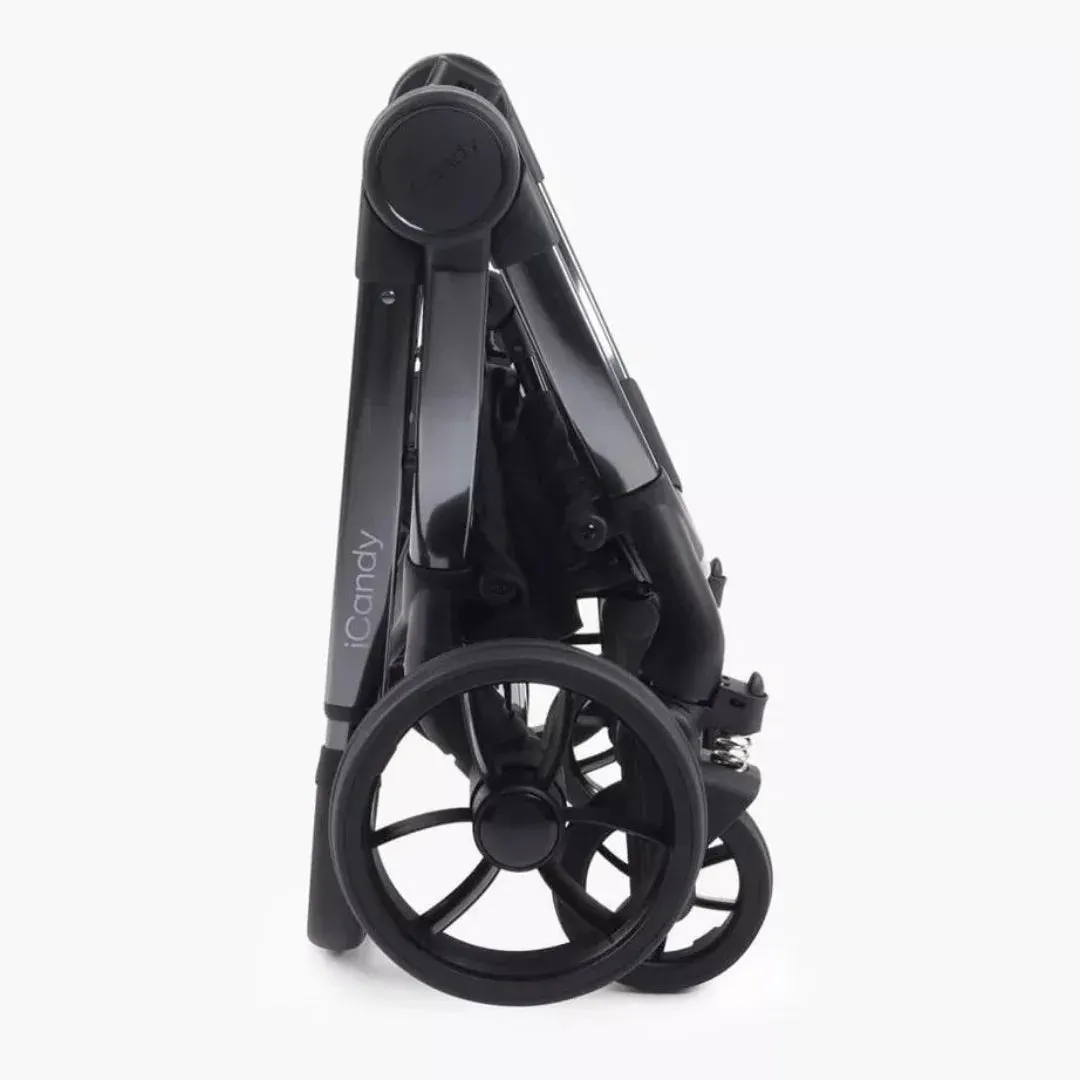 iCandy Peach 7 Pushchair and Carrycot Complete Bundle - Dark Grey