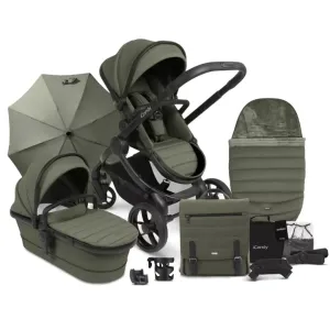 iCandy Peach 7 Pushchair and Carrycot Complete Bundle - Ivy