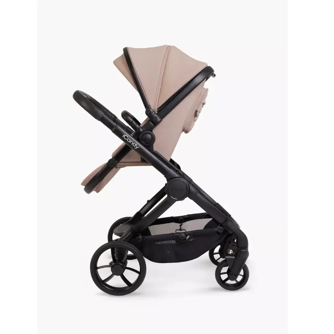 iCandy Peach 7 Pushchair and Carrycot - Complete Car Seat Bundle - Cookie Edition