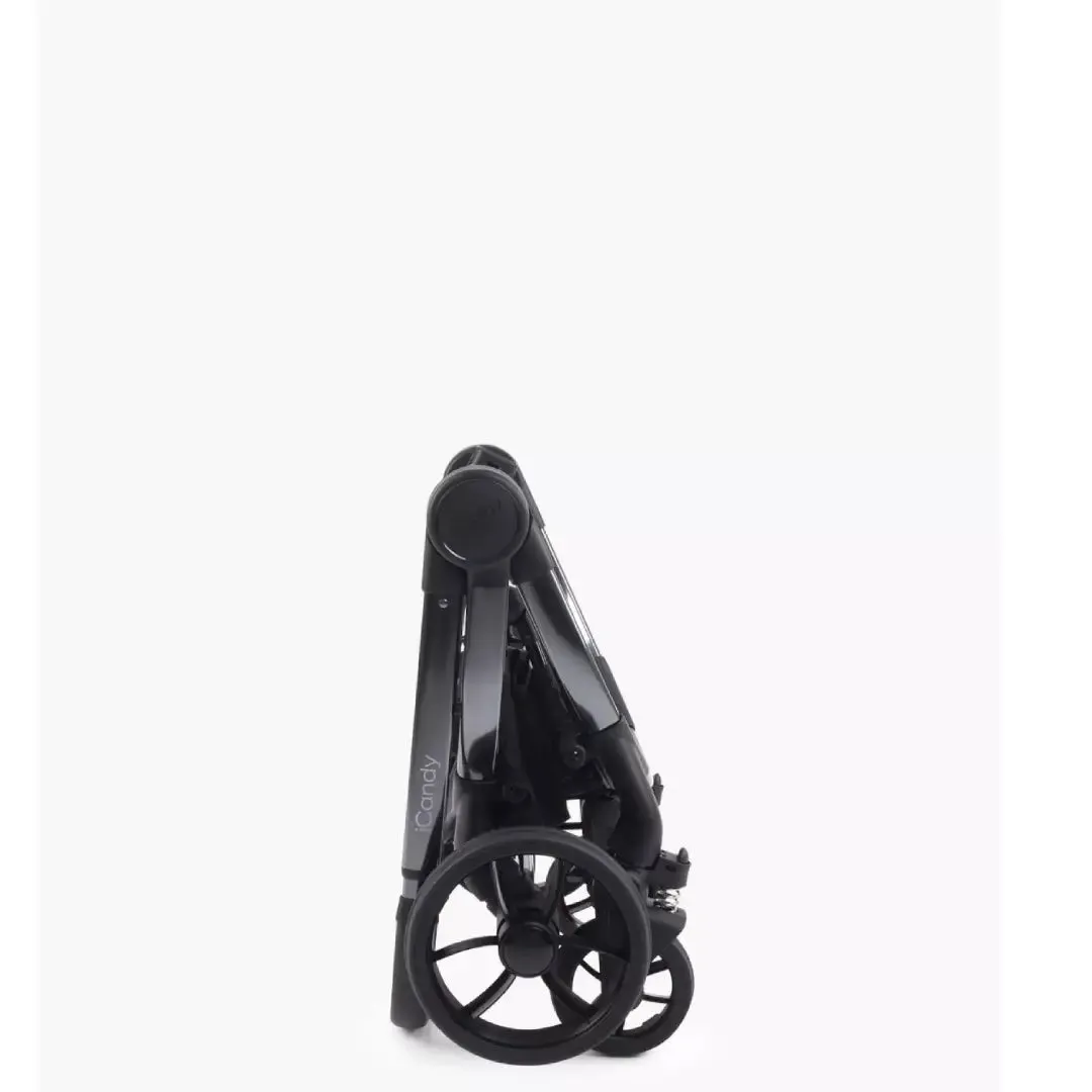 iCandy Peach 7 Pushchair and Carrycot - Complete Car Seat Bundle - Dark Grey Edition