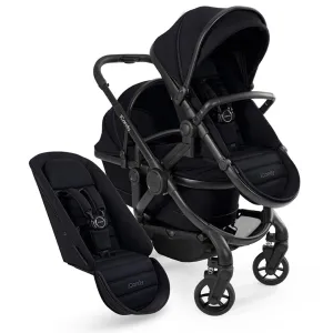 iCandy Peach 7 Pushchair and Carrycot Double - Black Edition