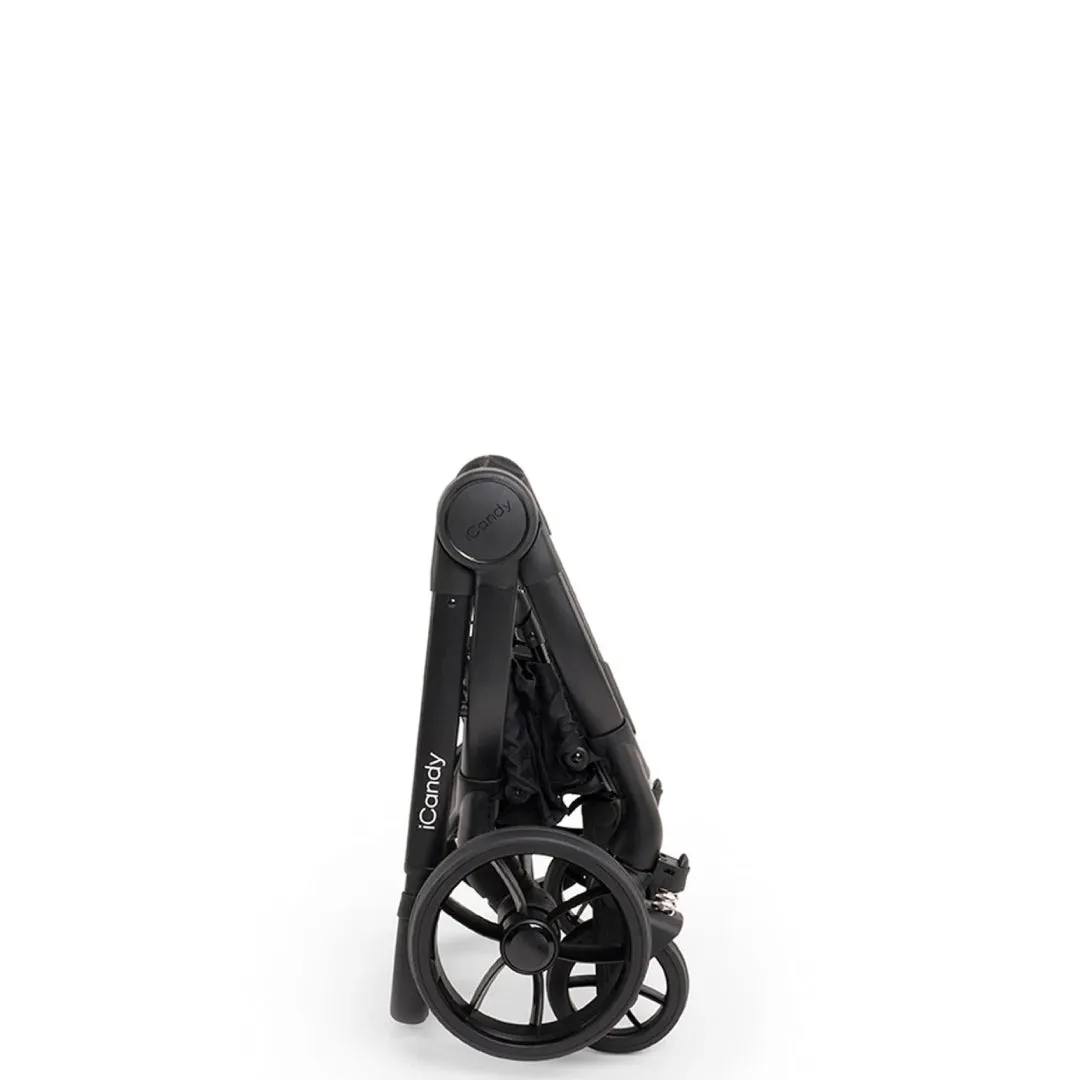 iCandy Peach 7 Pushchair and Carrycot Double - Black Edition