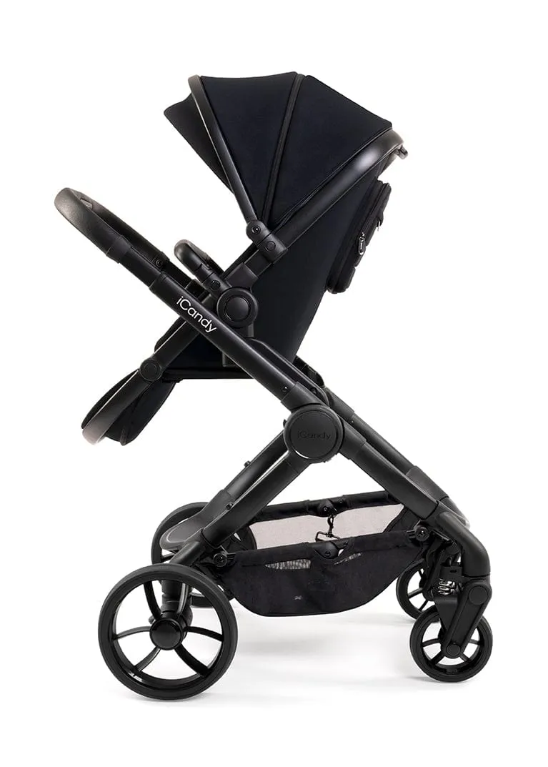 iCandy Peach 7 Pushchair and Carrycot - Jet / Black Edition