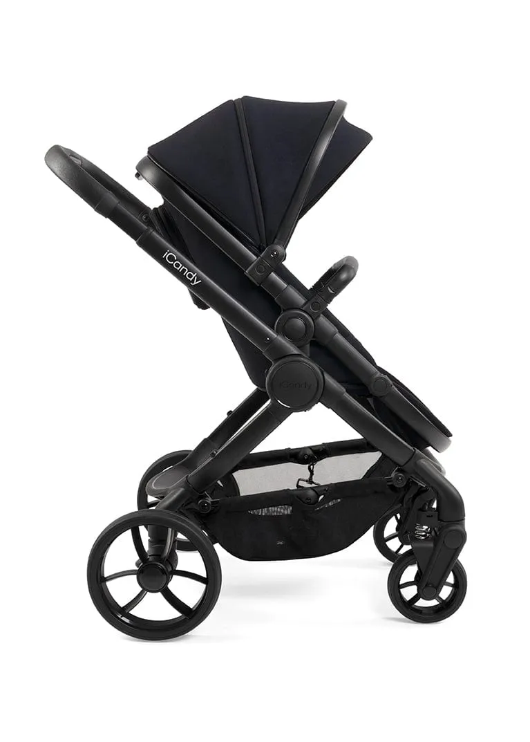 iCandy Peach 7 Pushchair and Carrycot - Jet / Black Edition