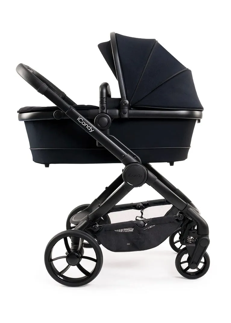 iCandy Peach 7 Pushchair and Carrycot - Jet / Black Edition