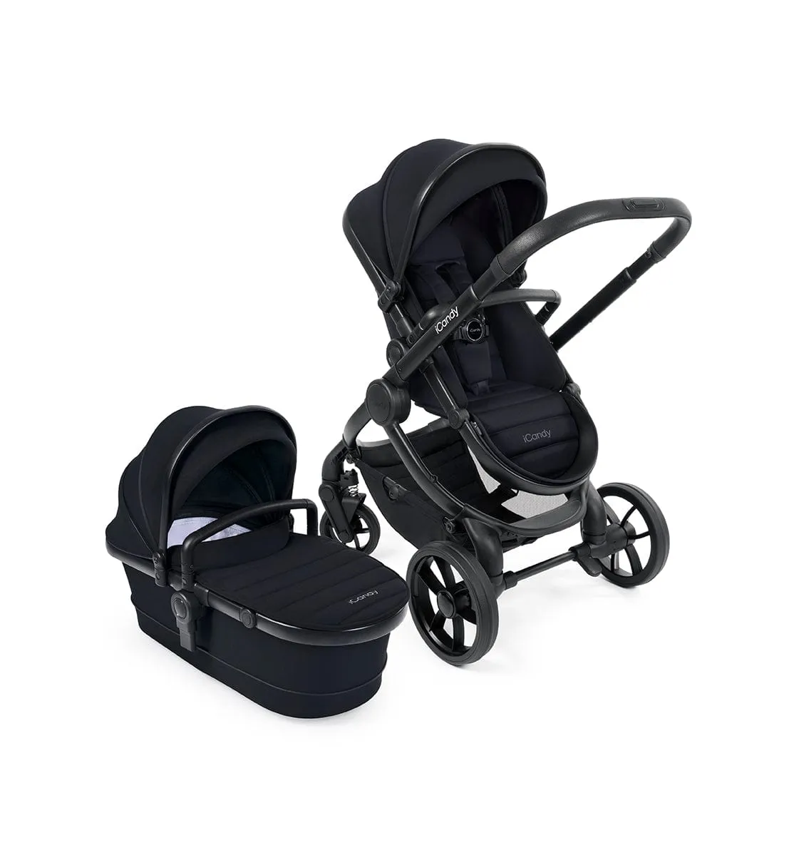iCandy Peach 7 Pushchair and Carrycot - Jet / Black Edition