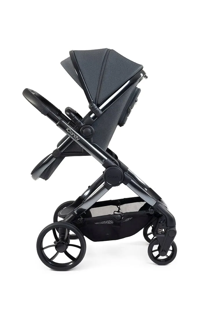 iCandy Peach 7 Pushchair and Carrycot - Phantom / Dark Grey