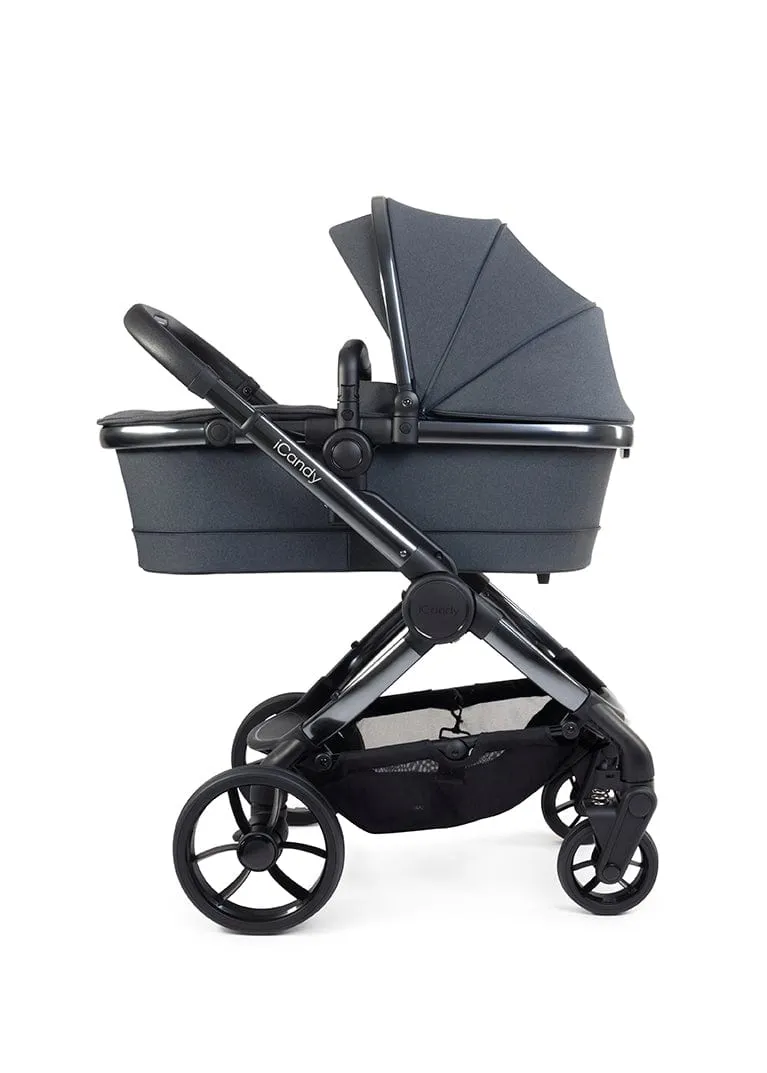iCandy Peach 7 Pushchair and Carrycot - Phantom / Dark Grey