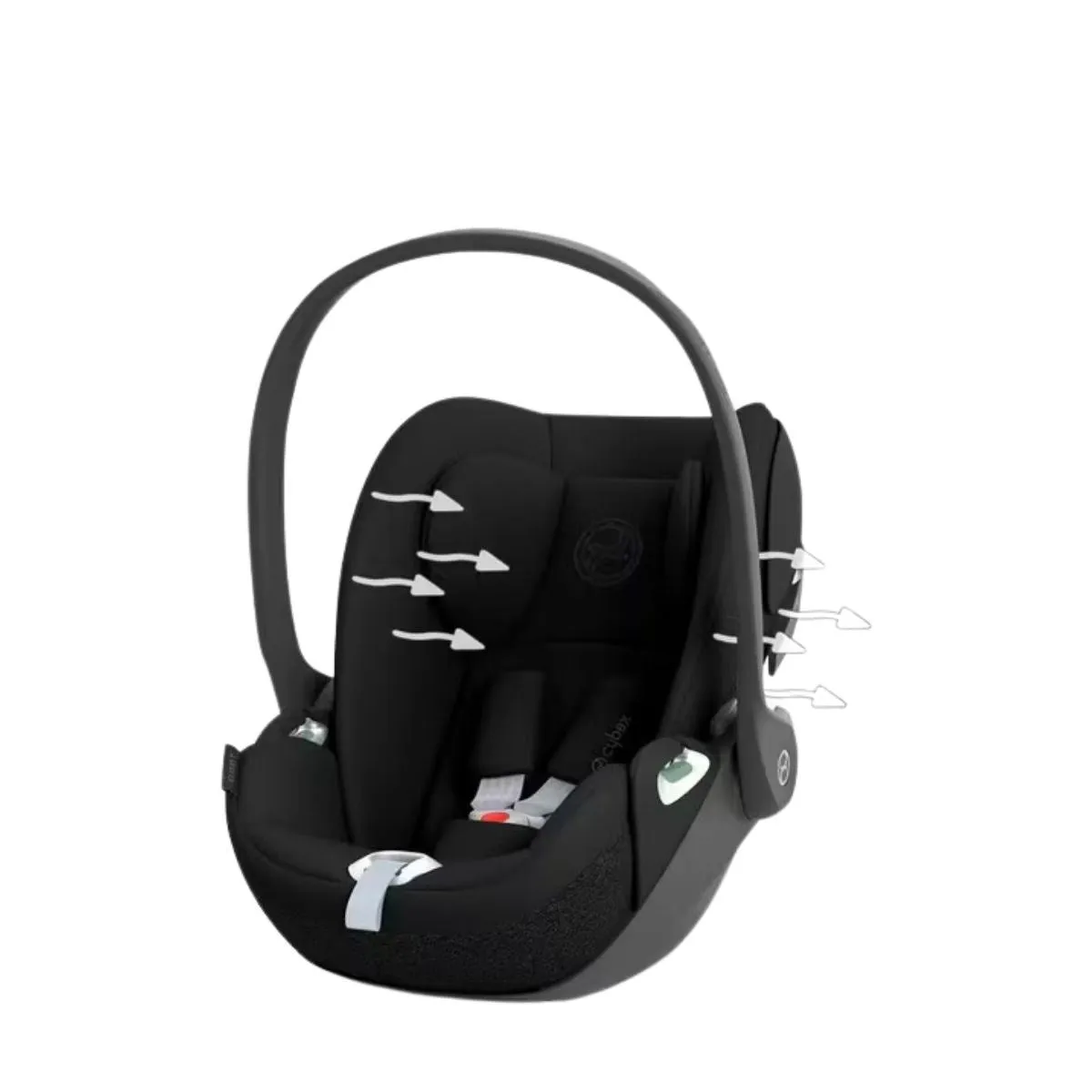 iCandy Peach 7 Travel System With Cybex Cloud T & Base T, Dark Grey