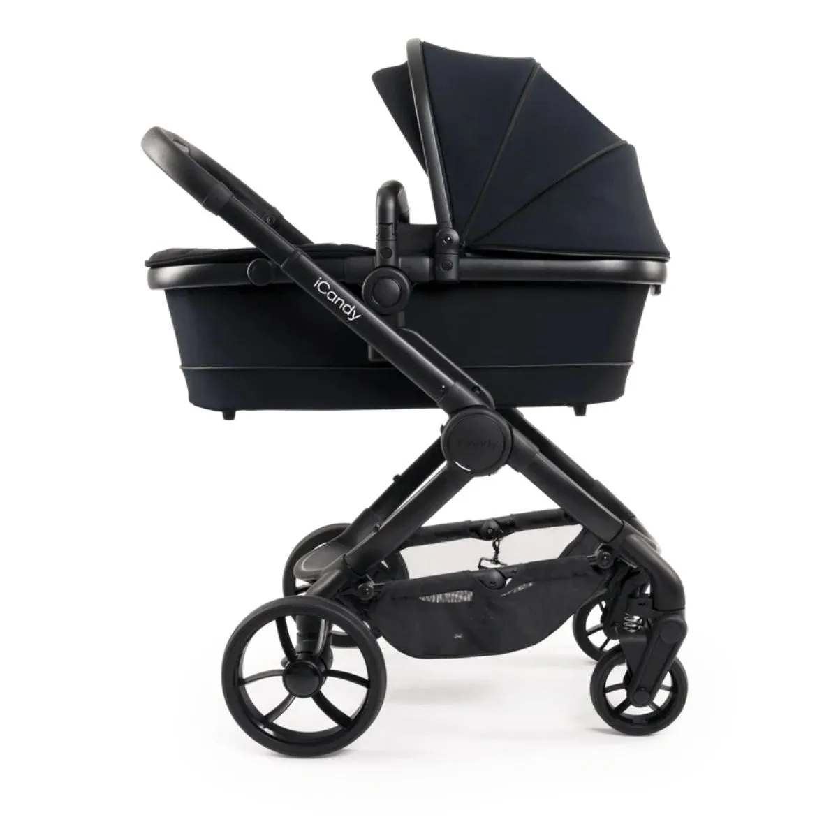 iCandy Peach 7 travel System With Pebble 360 Pro2 Car Seat And Family Fix Base, Black