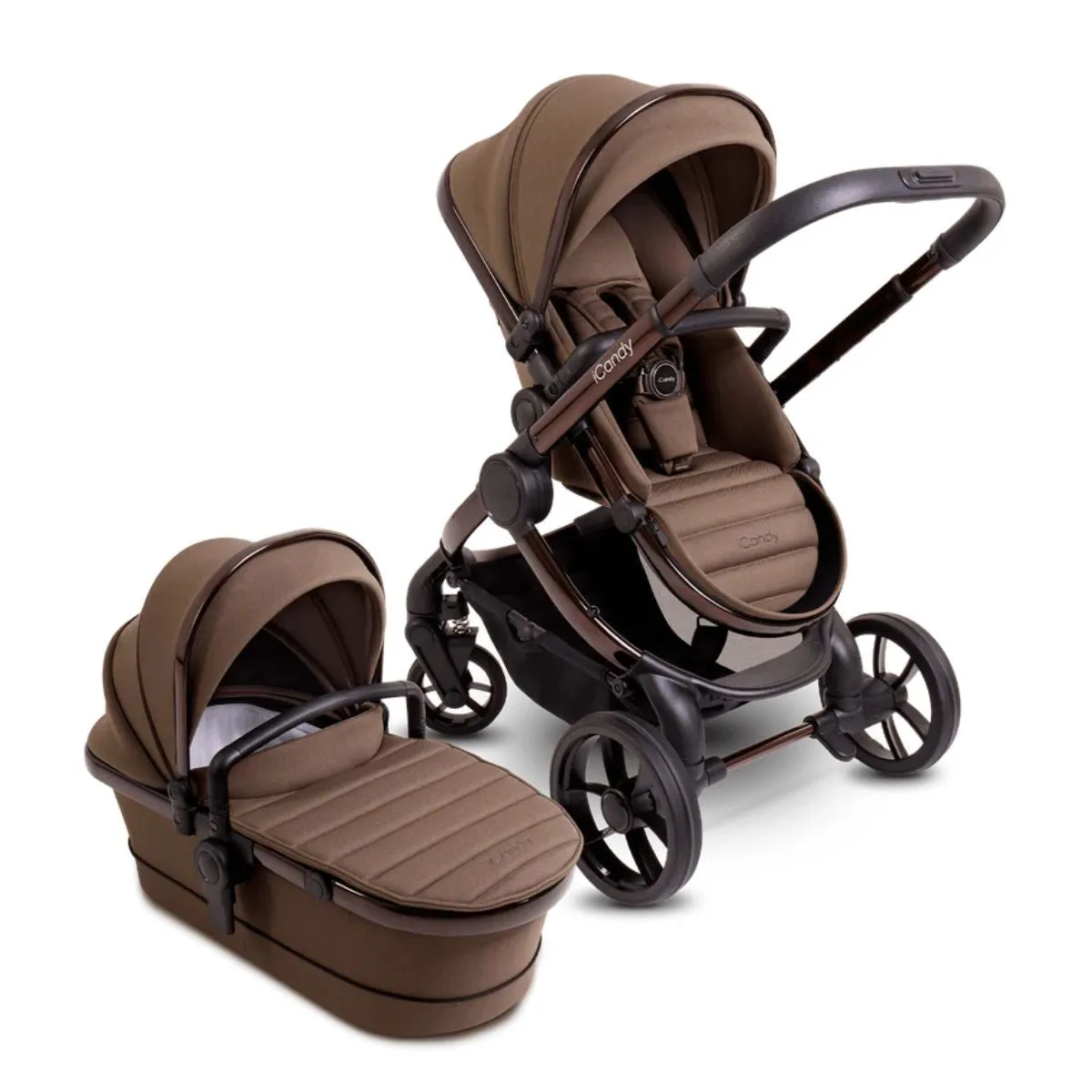 iCandy Peach 7 travel System With Pebble 360 Pro2 Car Seat And Family Fix Base, Coco