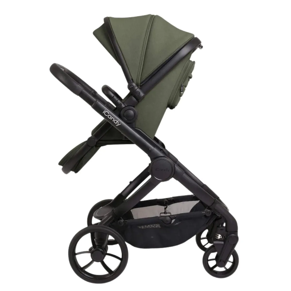 iCandy Peach 7 travel System With Pebble 360 Pro2 Car Seat And Family Fix Base, Ivy