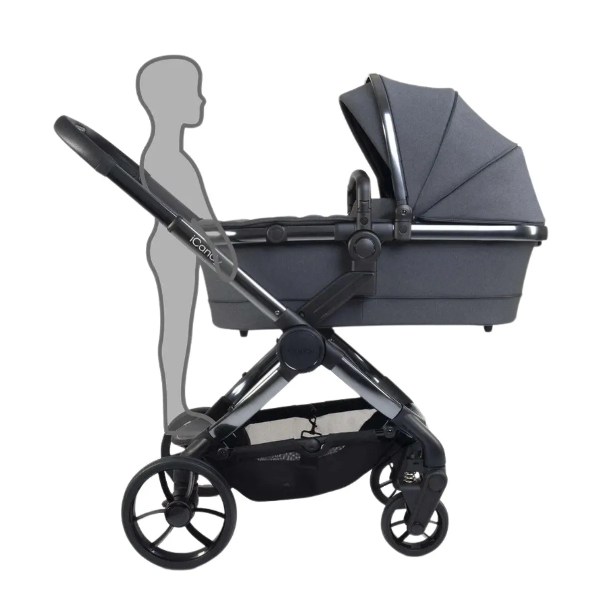 iCandy Peach 7 travel System With Pebble 360 Pro2 Car Seat And Family Fix Base, Truffle
