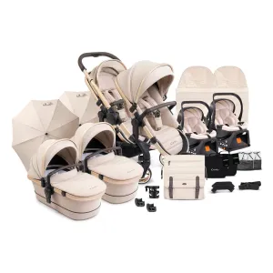 iCandy Peach 7 Twin Travel System (Cocoon) Bundle - Biscotti