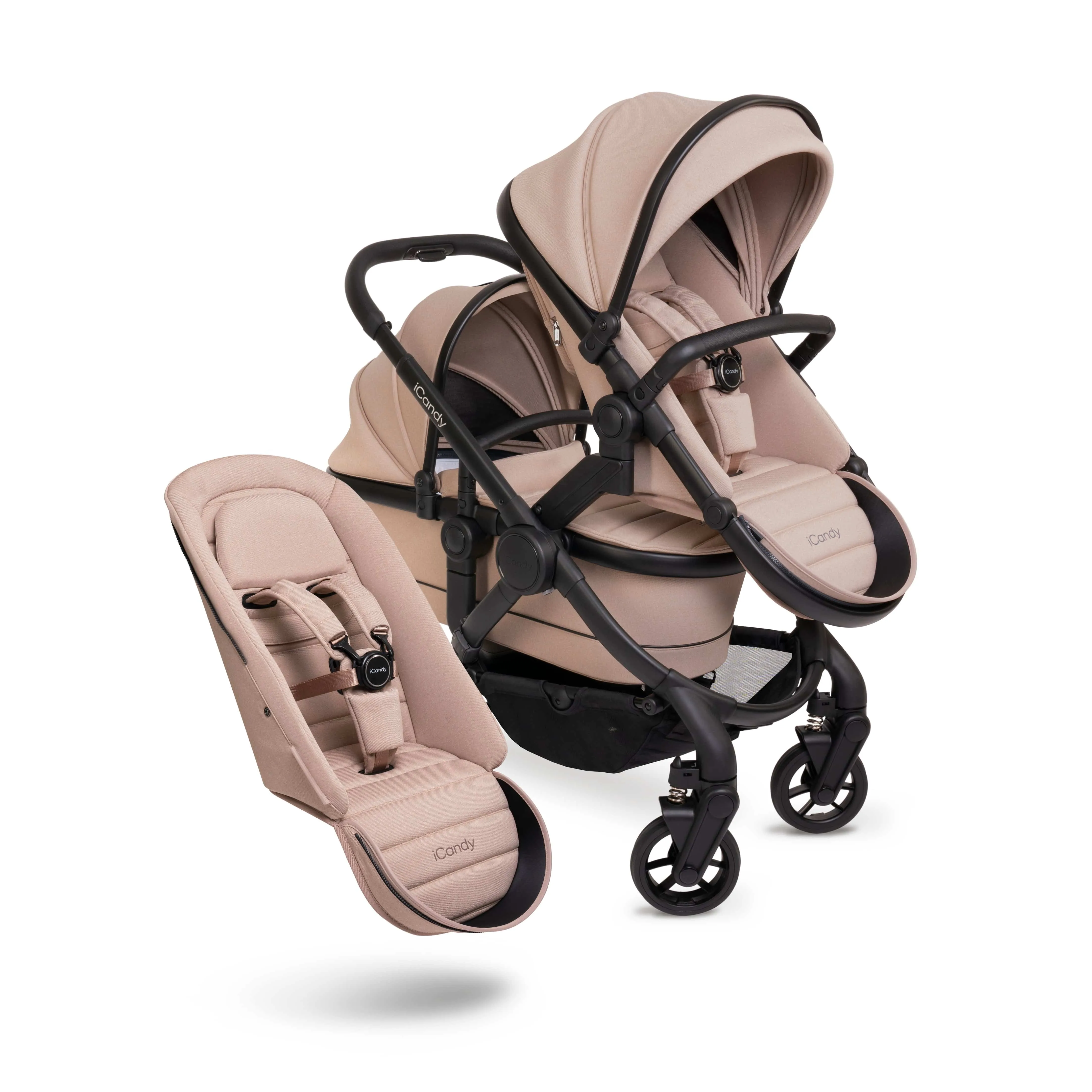 iCandy Peach 7 Twin Travel System (Cocoon) Bundle - Cookie