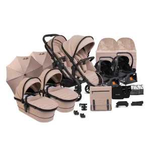 iCandy Peach 7 Twin Travel System (Cocoon) Bundle - Cookie