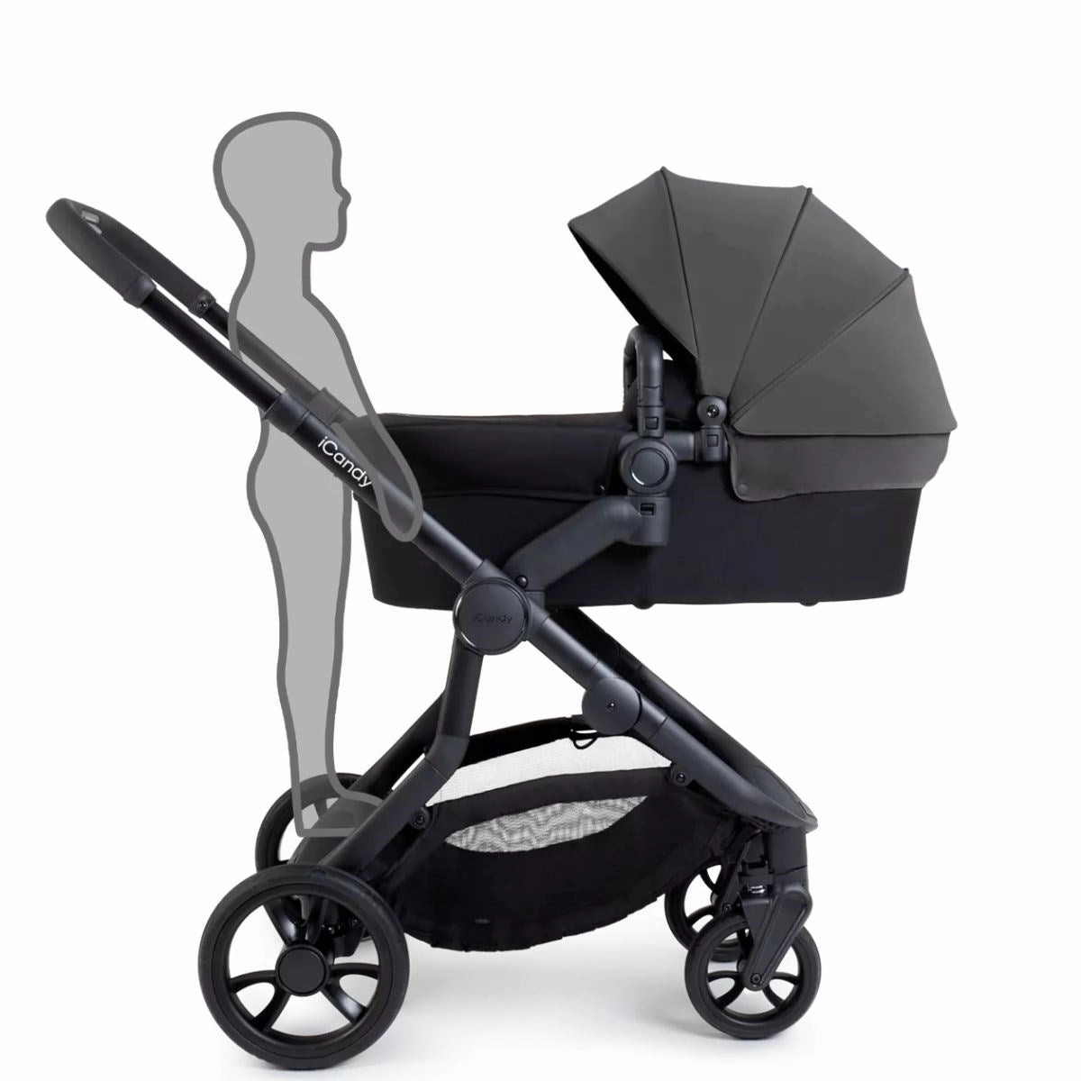 iCandy Orange 4 Complete Bundle Fossil   Maxi Cosi Cabriofix and Isofix Base
