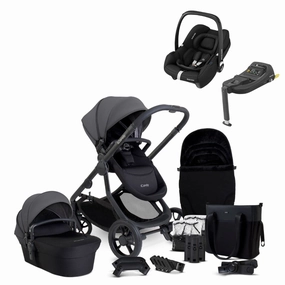 iCandy Orange 4 Complete Bundle Fossil   Maxi Cosi Cabriofix and Isofix Base