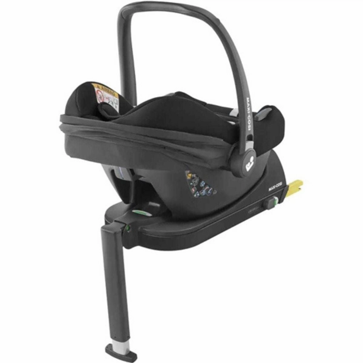 iCandy Orange 4 Complete Bundle Jet Black   Maxi Cosi Cabriofix and Isofix Base,