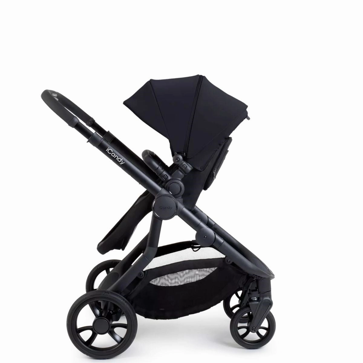iCandy Orange 4 Complete Bundle Jet Black   Maxi Cosi Cabriofix and Isofix Base,