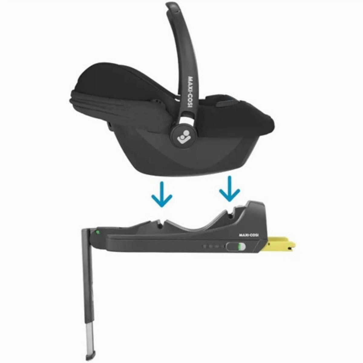 iCandy Orange 4 Complete Bundle Jet Black   Maxi Cosi Cabriofix and Isofix Base,