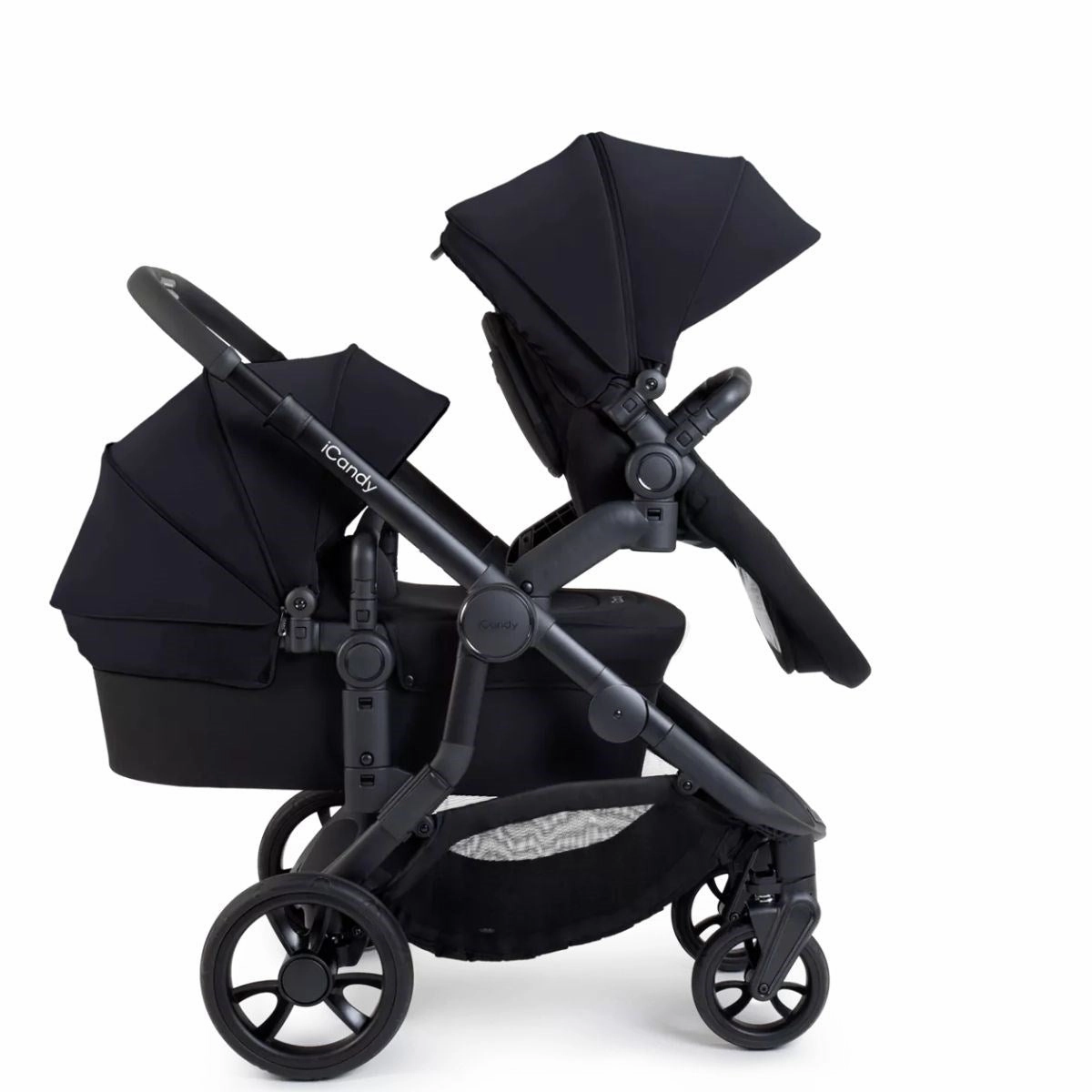 iCandy Orange 4 Complete Bundle Jet Black   Maxi Cosi Cabriofix and Isofix Base,