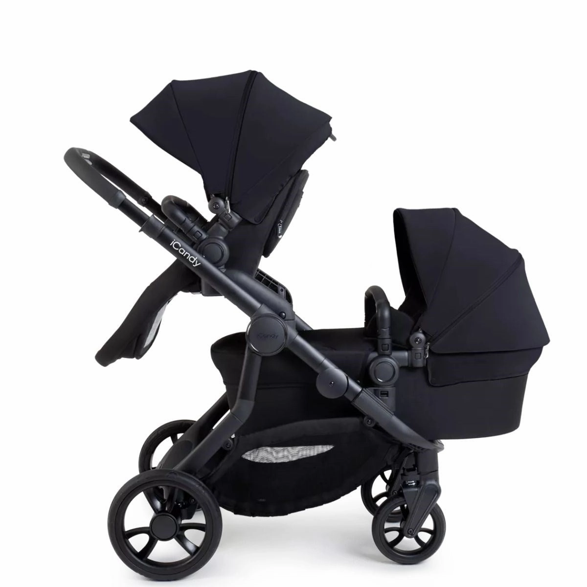 iCandy Orange 4 Complete Bundle Jet Black   Maxi Cosi Cabriofix and Isofix Base,