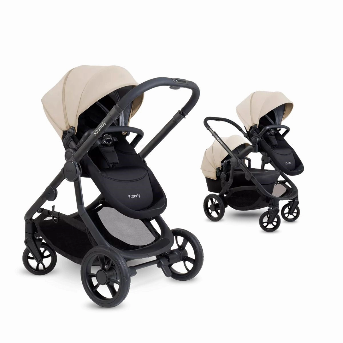 iCandy Orange 4 Complete Bundle Latte   Maxi Cosi Cabriofix and Isofix Base