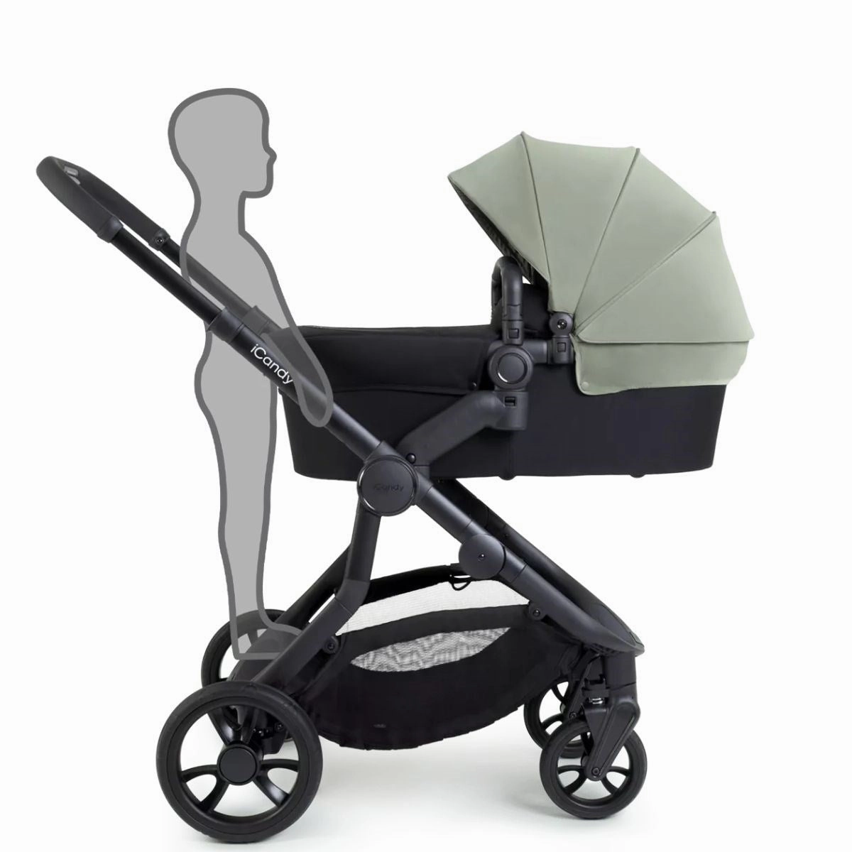 iCandy Orange 4 Complete Bundle Pistachio   Maxi Cosi Cabriofix and Isofix Base,
