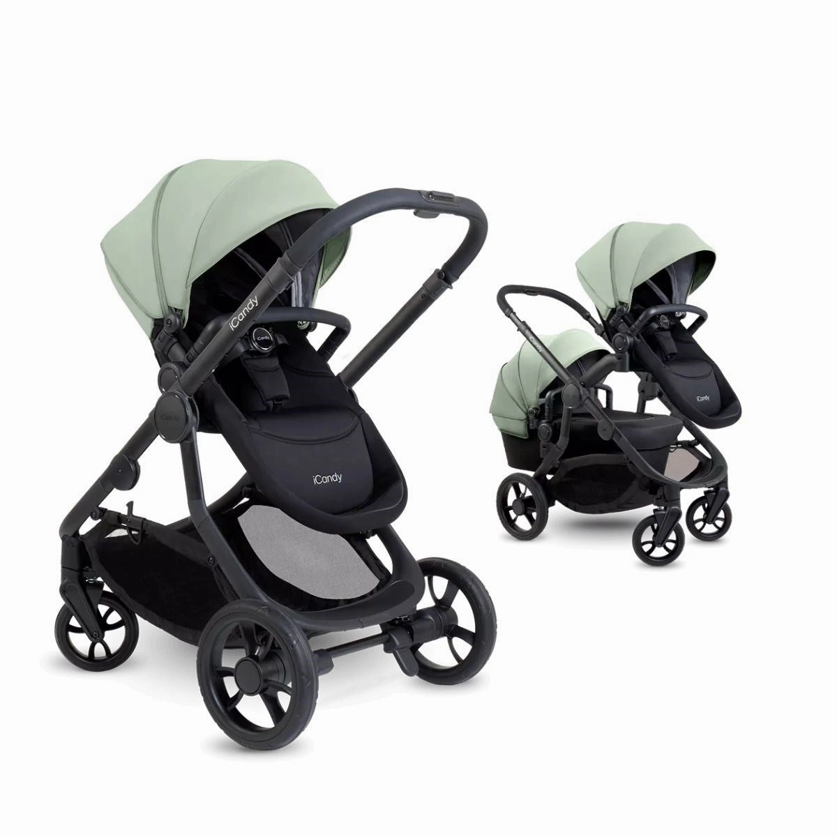 iCandy Orange 4 Complete Bundle Pistachio   Maxi Cosi Cabriofix and Isofix Base,