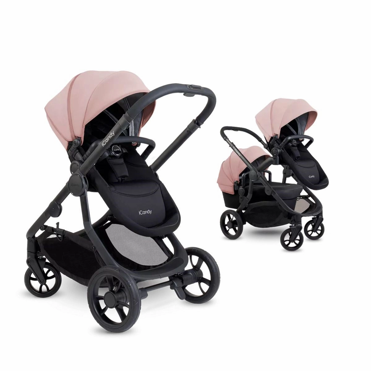 iCandy Orange 4 Complete Bundle Rose   Maxi Cosi Cabriofix and Isofix Base