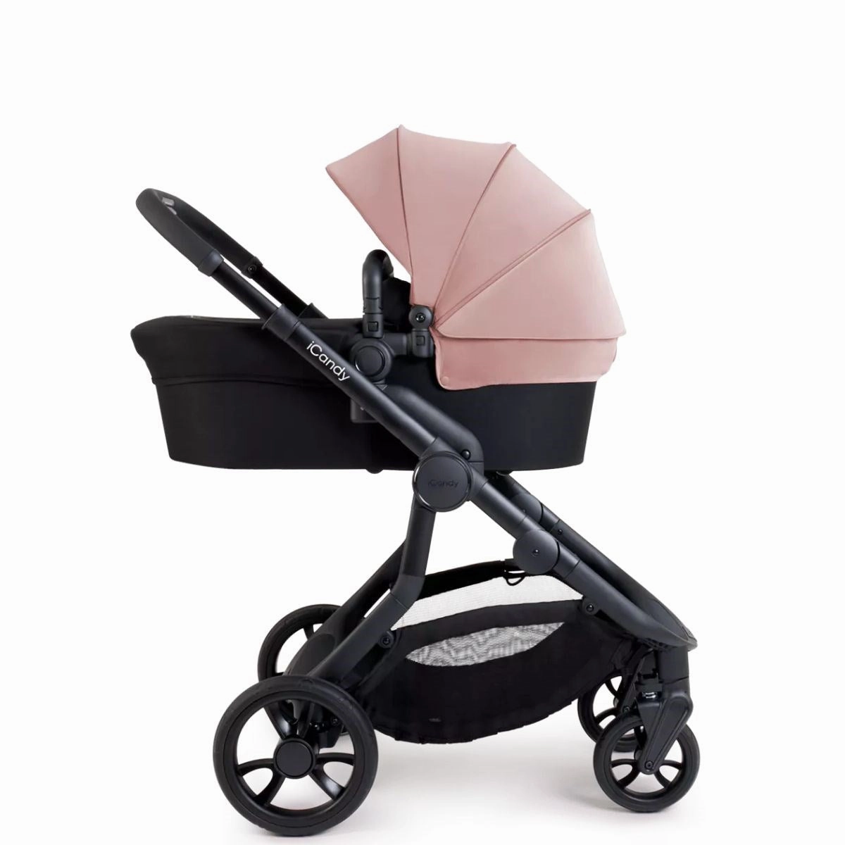 iCandy Orange 4 Complete Bundle Rose   Maxi Cosi Cabriofix and Isofix Base