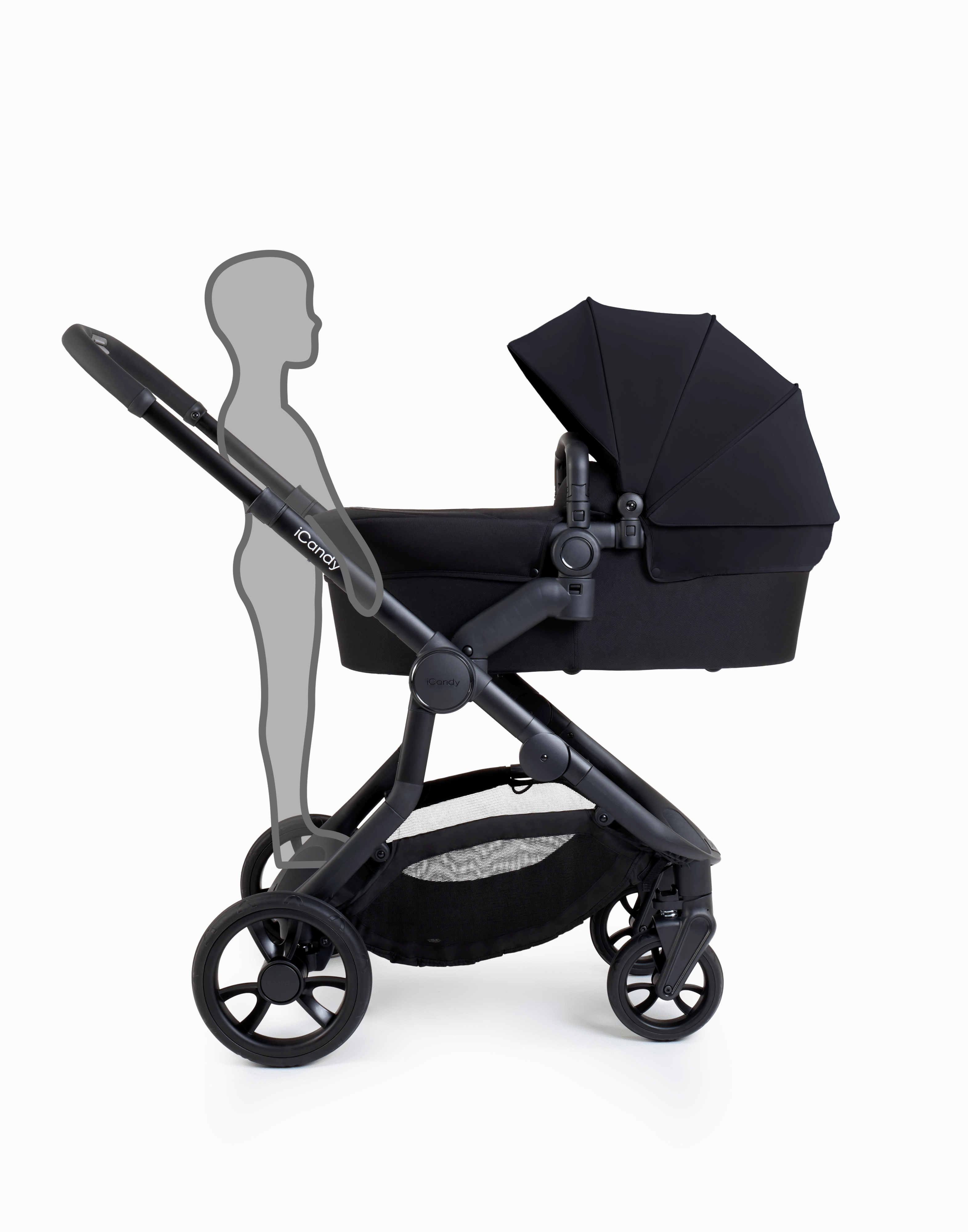 iCandy Orange 4 Double Pushchair - Black Edition