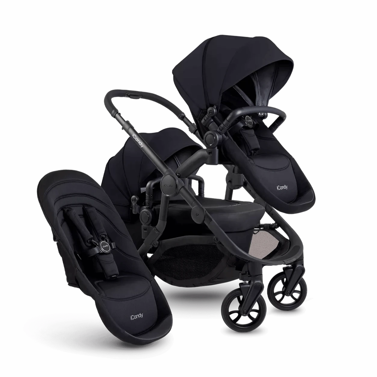 iCandy Orange 4 Double Pushchair - Black Edition