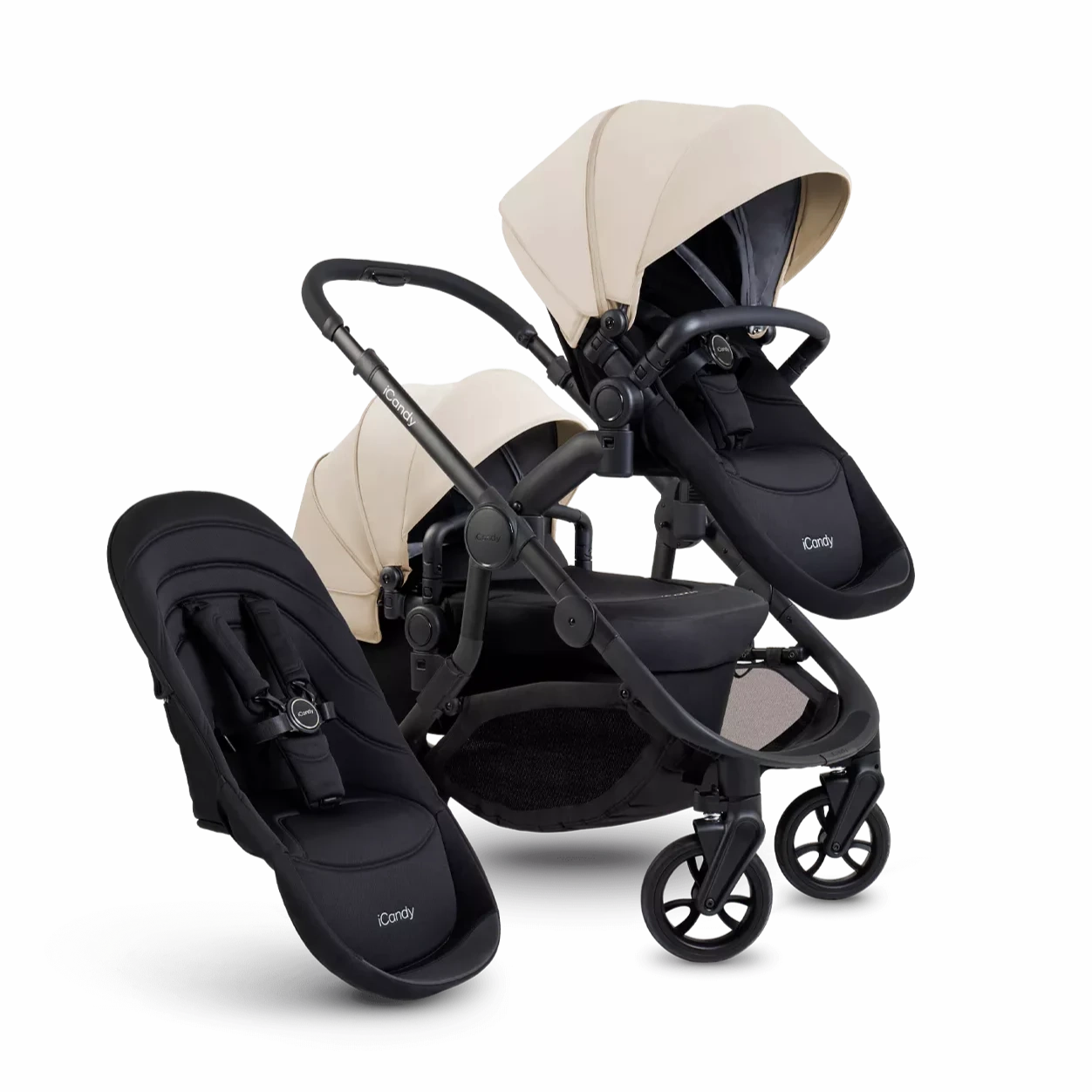 iCandy Orange 4 Double Pushchair - Latte