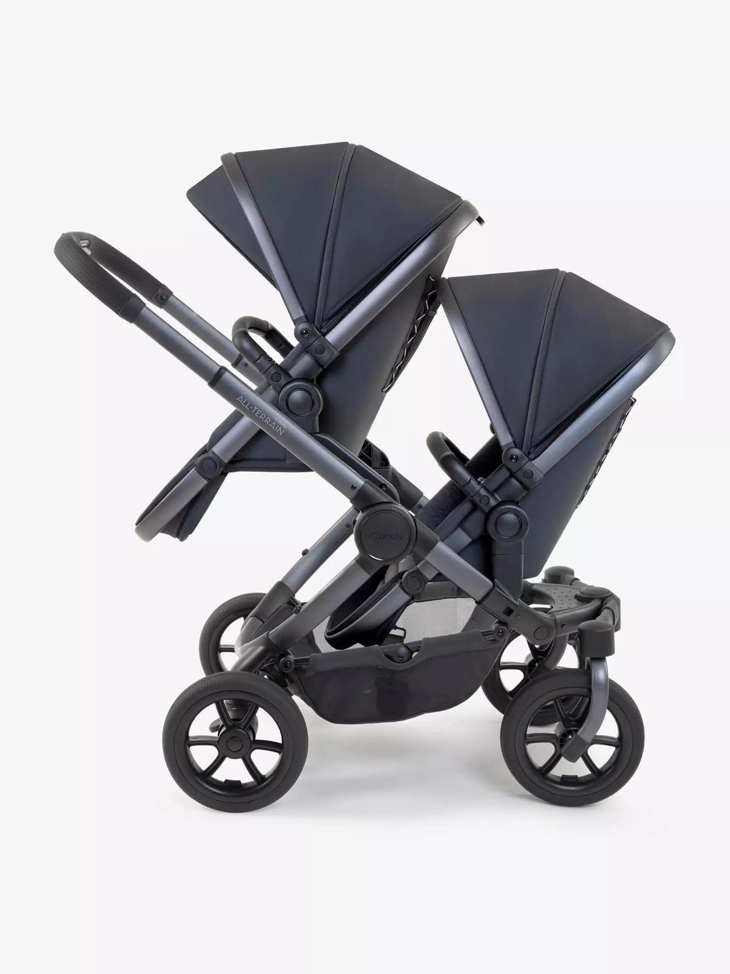 iCandy Peach 7 All-Terrain Double Pushchair - Storm